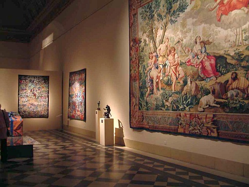 Historic & contemporary tapestries in "Karpit2" exhibition, Hungary, 2005